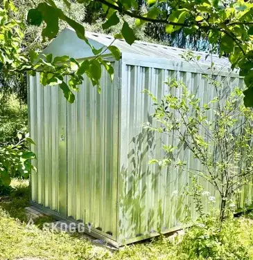 Контейнер оцинкованный SKOGGY с плоской крышей для инструментов в д.Панино