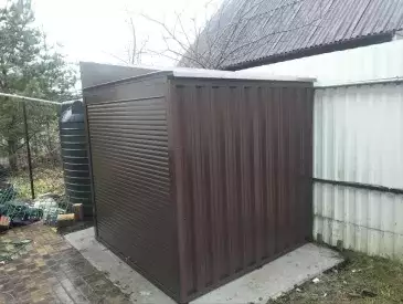 Хозблок для генератора в шоколадном цвете в дер. Михайловка, г.о. Истра, МО